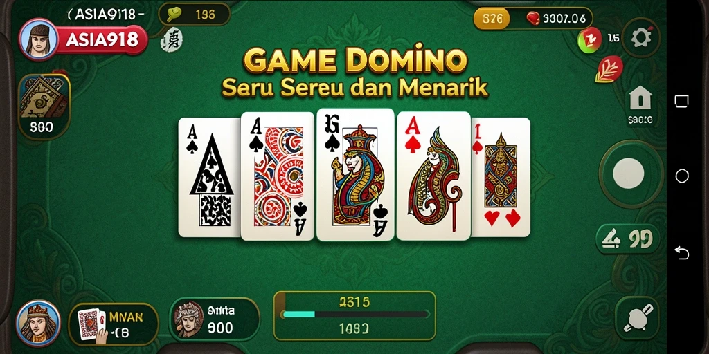 Gameplay seru Domino di ASIA918 yang mengasyikkan.