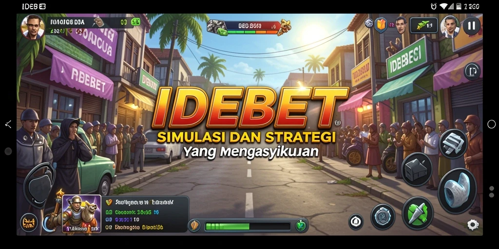 Screenshot gameplay IDEBET menampilkan suasana simulasi yang seru.