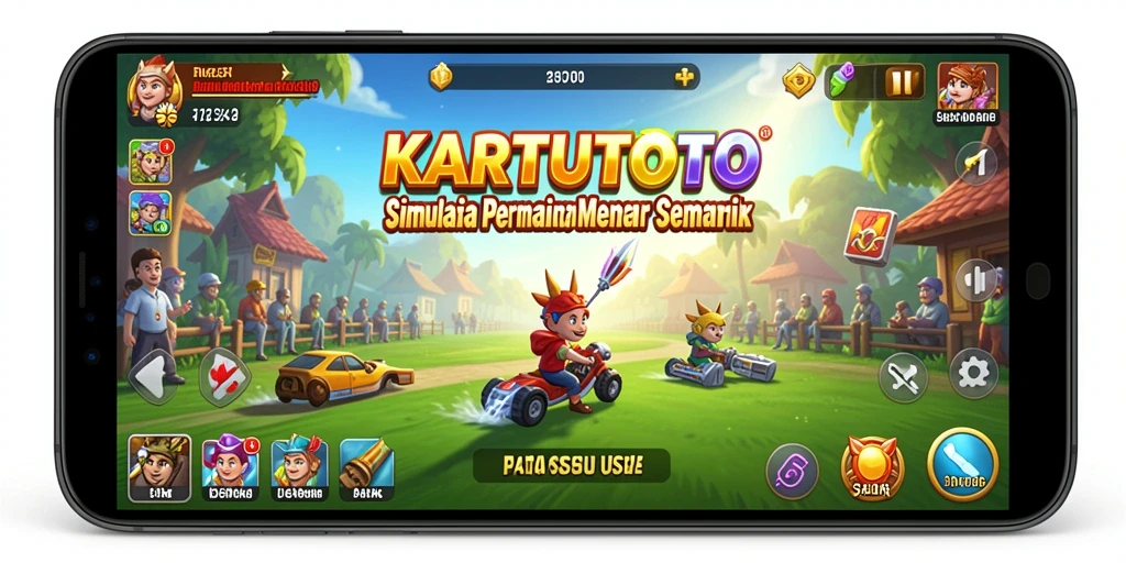 Tampilan gameplay mendalam dan interaktif dari KARTUTOTO.