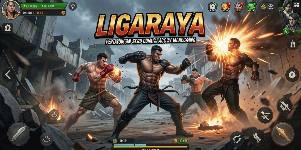 Gameplay intens dan grafis menakjubkan LIGARAYA.